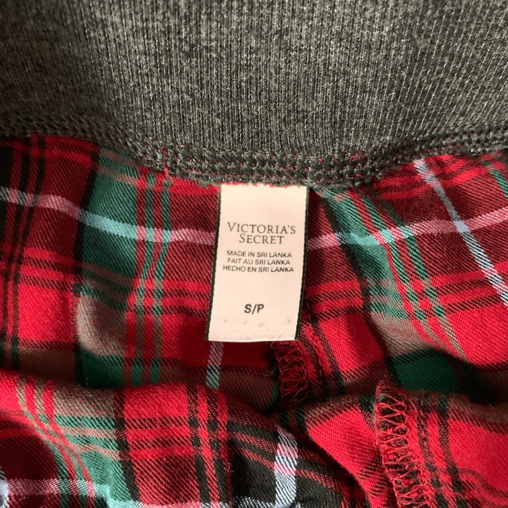 Victoria plaid pj pants